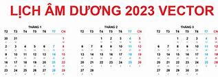 Lịch 2023 Dương Âm