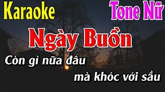 Ngày Buồn Nhất Cover Nam Thư Karaoke