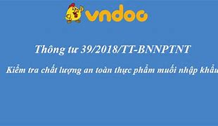 Thông Tư 39 Xuất Nhập Khẩu